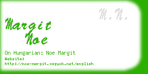 margit noe business card